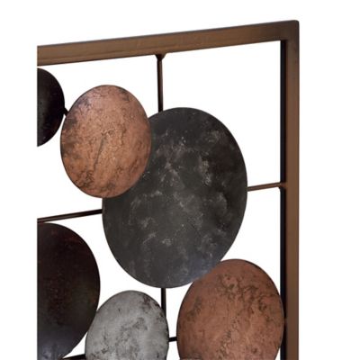 Image showing  Multicolor Metal Contemporary Abstract Wall Decor, 2 pc.