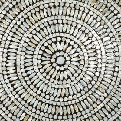 Image showing  Tan Shell Coastal Ornamental Wall Decor, 27 in. x 3 in. x 27 in.