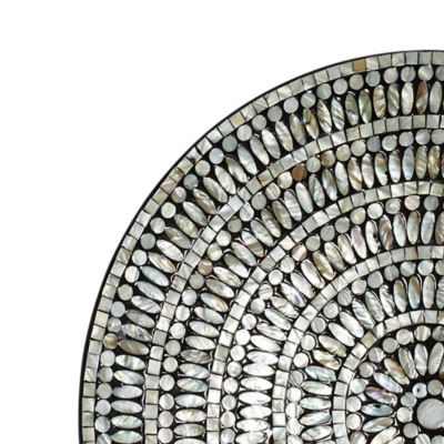 Image showing  Tan Shell Coastal Ornamental Wall Decor, 27 in. x 3 in. x 27 in.
