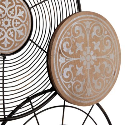 Image showing  Black Metal Eclectic Abstract Wall Decor, 41 in. x 25 in. x 28 in.