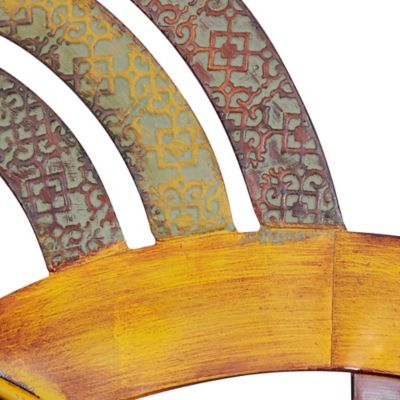 Image showing  Multicolor Metal Modern Abstract Wall Decor, 38 in. x 25 in.