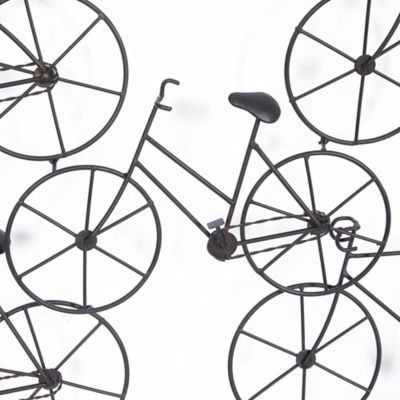 Image showing  Black Metal Rustic Transportation Wall Decor, 32 in. x 32 in.