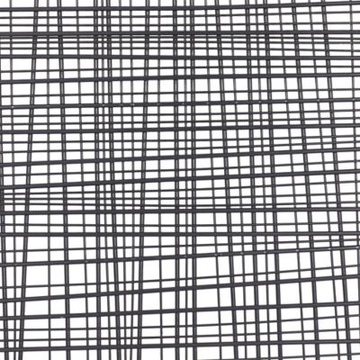 Image showing  Black Metal Contemporary Abstract Wall Decor, 47 in. x 1 in. x 25 in.