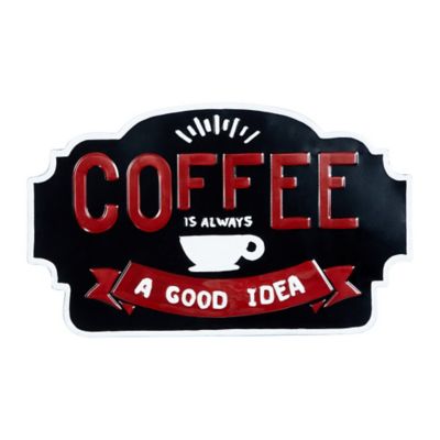 Image showing  Black Metal Farmhouse Words and Text Wall Decor, 24 in. x 1 in. x 15 in.