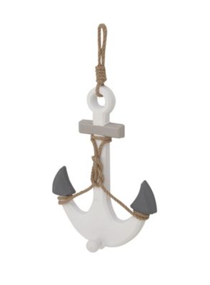 Image showing  White Wood Coastal People Wall Decor, 12 in. x 23 in.