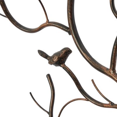 Image showing  Brown Metal Farmhouse Birds Wall Decor, 25 in. x 1 in. x 58 in.