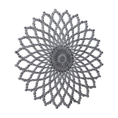 Image showing  Gray Wood Cut-Out Starburst Wall Decor, 48 in. x 2 in. x 48 in.