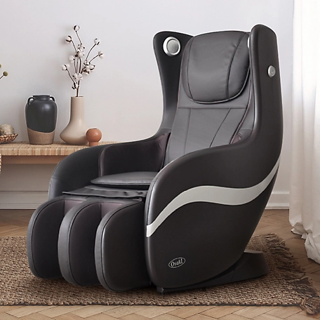 Osaki Bello Compact Sized Full Body Zero Gravity Reclining Massage Chair, BELLO BROWN
