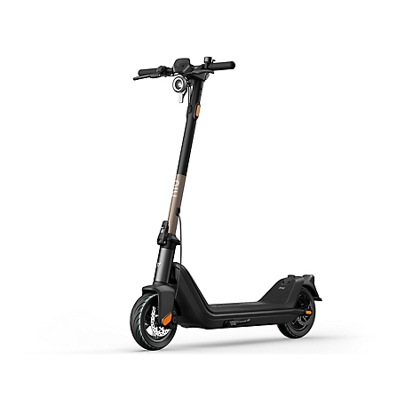 NIU KQi3 Adults' Pro Foldable Electric Scooter, Black/Gold, 46 in. x 7 in. x 48 in.