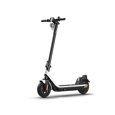 NIU KQi2 Adults' Pro Foldable Electric Scooter, Black/White, 46 in. x 6 in. x 48 in.