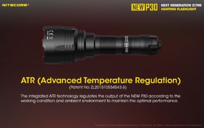 Image showing  1,000-Lumen NEW P30 676 Yard Long Throw Hunting Flashlight