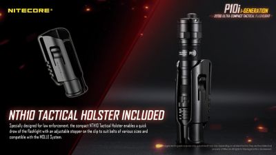 Image showing 12 th Nitecore 1,800-Lumen P10i USB-C Rechargeable Flashlight