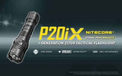 Image showing 8 th Nitecore 4,000-Lumen P20iX USB-C Rechargeable Flashlight