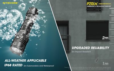 Image showing 11 th Nitecore 4,000-Lumen P20iX USB-C Rechargeable Flashlight