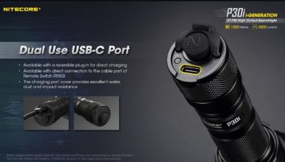 Image showing  2,000-Lumen P30i Yard Long Throw Flashlight