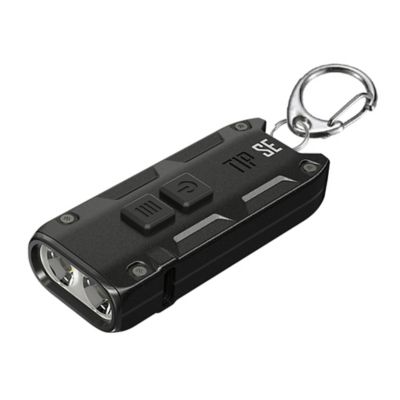 Nitecore 700-Lumen Tip SE Rechargeable Keychain EDC Flashlight, FL-NITE-TIPSE-BK