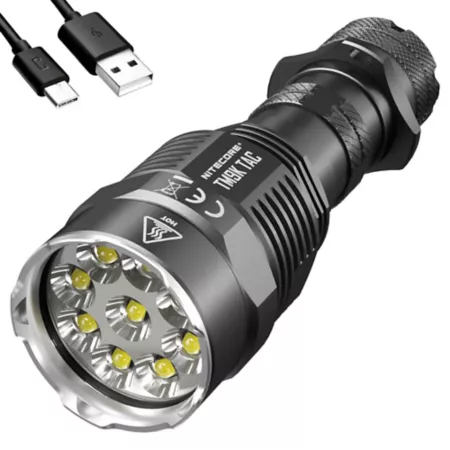 Nitecore 9 800 Lumen USB-C Rechargeable Flashlight Little Monster Flood Lights