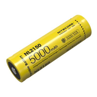 Nitecore 3.6V NL2150 21700 5,000 mAh Rechargeable Lithium-Ion Battery