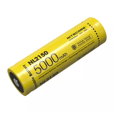 Nitecore 3.6V NL2150 21700 5000mAh Rechargeable Lithium-Ion Battery Batteries