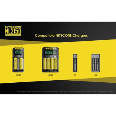 Image showing 5 th Nitecore 3.6V NL2150 21700 5,000 mAh Rechargeable Lithium-Ion Battery