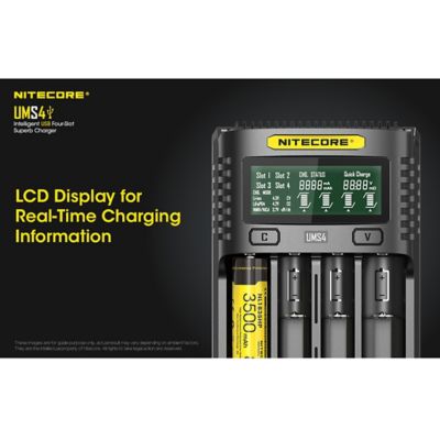 Image showing  5V UMS4 Intelligent USB 4-Slot Superb Battery Charger