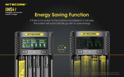 Image showing 6 th Nitecore 5V UMS4 Intelligent USB 4-Slot Superb Battery Charger