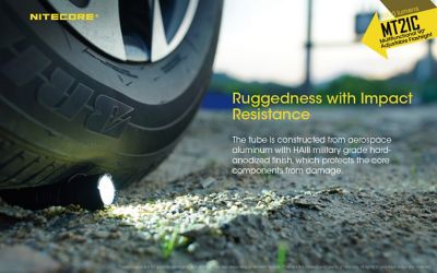 Image showing 6 th Nitecore 1,000 Lumen MT21C 90 Degree Adjustable Flashlight with USB Rechargeable Battery