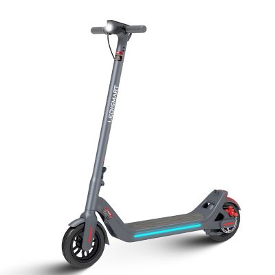 LEQISMART Adults' Jacques Foldable Electric Scooter, Black, 44.3 in. x 6 in. x 46.5 in.