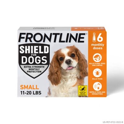 Frontline Shield Flea and Tick Prevention for Dogs 11-20 lb., 6 ct.