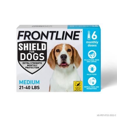 Frontline Shield Flea and Tick Treatment for Extra Small Dogs 5 10 lb. 3 ct. 3 Month Protection at Tractor Supply Co