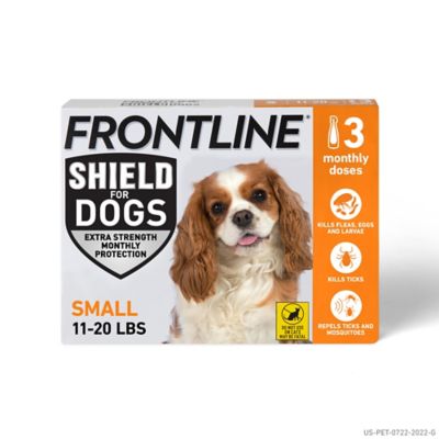 Frontline Shield Flea and Tick Prevention for Dogs 11-20 lb., 3-Pack