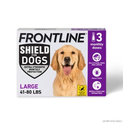 Frontline Shield Flea and Tick Prevention for Dogs 41-80 lb., 3-Pack