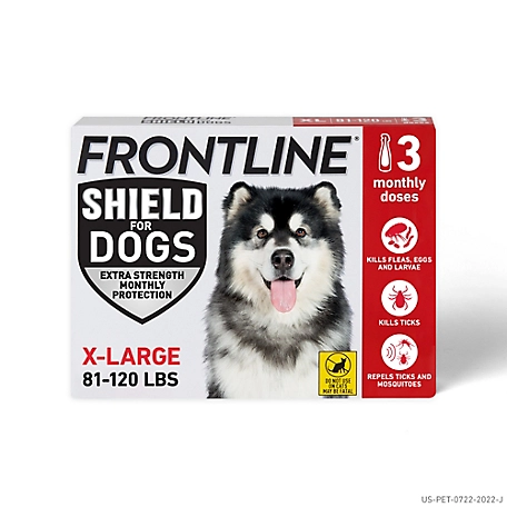 Frontline Shield F&T So Dog 81-120 lb., 3 ct.