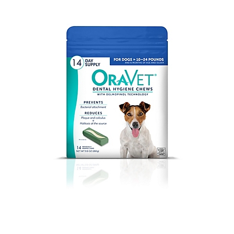 OraVet Dental Chews for Small Dogs, 14 ct.