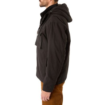 Image showing  Sherpa-Lined Duck Canvas Hooded Work Jacket