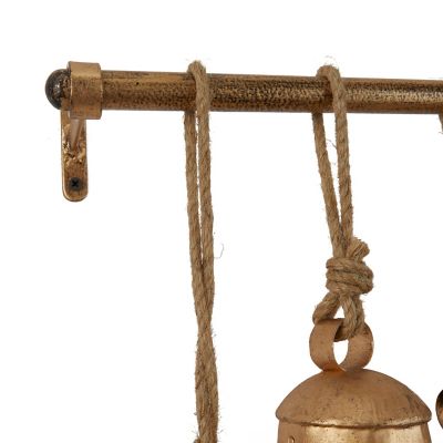 Image showing  Metal Bohemian Decorative Hanging Bells, Bronze