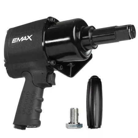 EMAX 1 in Industrial Air Impact Wrench with Ergonomic Heat-Treated Anti-Fatigue Rubber Handle Air Impact Wrenches