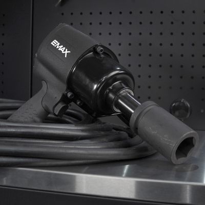 Image showing  1 in. Drive 1,500 ft.-lb. Pneumatic Industrial-Duty Impact Wrench with Heat-Treated Anti-Fatigue Ergonomic Rubber Grip