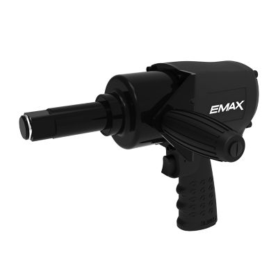 Image showing 8 th EMAX 1 in. Drive 1,500 ft.-lb. Pneumatic Industrial-Duty Impact Wrench with Heat-Treated Anti-Fatigue Ergonomic Rubber Grip