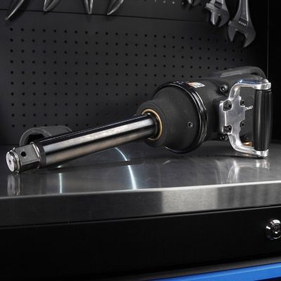 Image showing  1 in. Drive 1,400 ft.-lb. Pneumatic Industrial-Duty Single-Hammer High-Torque Impact Wrench with Ergonomic Grip