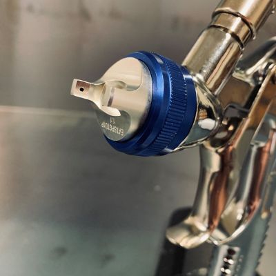 Image showing  20 in. Pneumatic Industrial Touch Up HVLP Spray Gun, Metallic Finish, Tip Size 1.1, Mid-Pro Mini Body