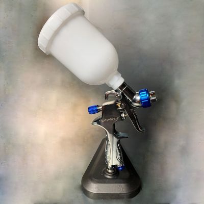 Image showing  17 in. 1.3 Tip Pneumatic Premium Pro Mini Body Industrial Clear Finish Primer/Sealer Spray Gun, 45 PSI