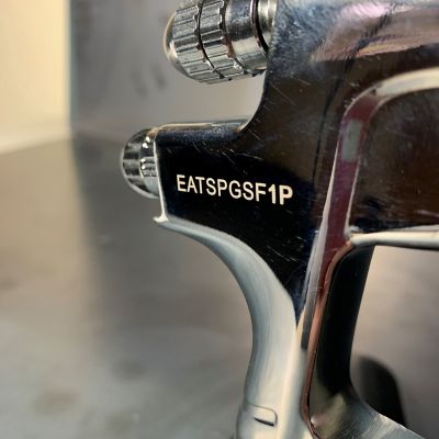 Image showing  23 inches,1.3 Tip Size, Pneumatic Industrial HVLP Spray Gun, Solid Finish, Mid Pro