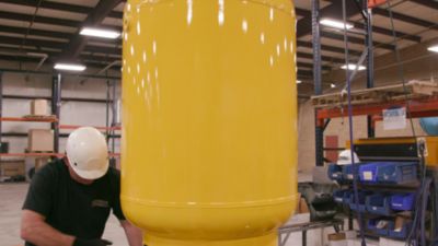 Image showing  Heavy Duty Aluminum Pneumatic Spray Gun Replacement Canister-1000cc