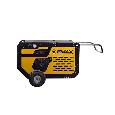 EMAX 24HP Electric Start Portable & Truck-Mounted CH730 KOHLER Command PRO Gas-Powered 40-70CFM Rotary Screw Air Compressor