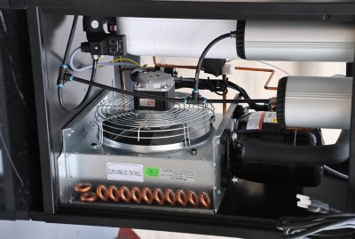 Image showing 7 th EMAX Silent Air Industrial 5HP 19CFM 3Phase 230V 2 Stage 80 Gal. Vertical Air Compressor with 30CFM Refrigerated Air Dryer