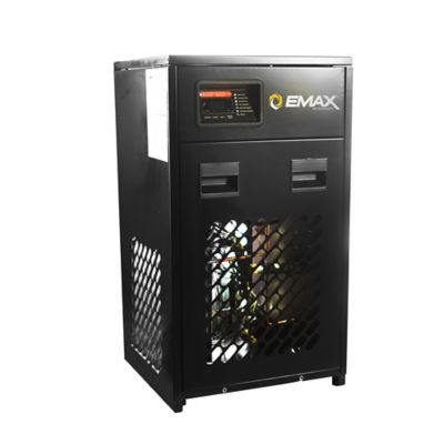 Image showing 6 th EMAX Silent Air Industrial 7.5HP 31CFM 3Phase 230V 2 Stage 80 Gal. Vertical Air Compressor with 30CFM Refrigerated Air Dryer