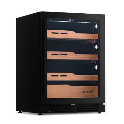 NewAir 1,500 ct. Electric Cigar Humidor, Built-In Humidification System with Opti-Temp Heating and Cooling Function Have noticed that the digital hygrometer is off by about 5%, still trying to figure out if there is a way to calibrate it