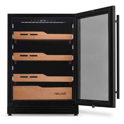 Image showing 9 th NewAir 1,500 ct. Electric Cigar Humidor with Built-In Humidification System and Opti-Temp Heating and Cooling Function