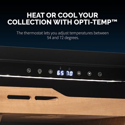 Image showing 10 th NewAir 1,500 ct. Electric Cigar Humidor with Built-In Humidification System and Opti-Temp Heating and Cooling Function